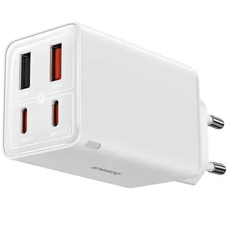Chargeur Baseus GaN6 Pro 65 W 4 ports USB-C/USB-A Charge rapide Sécurité avancée
